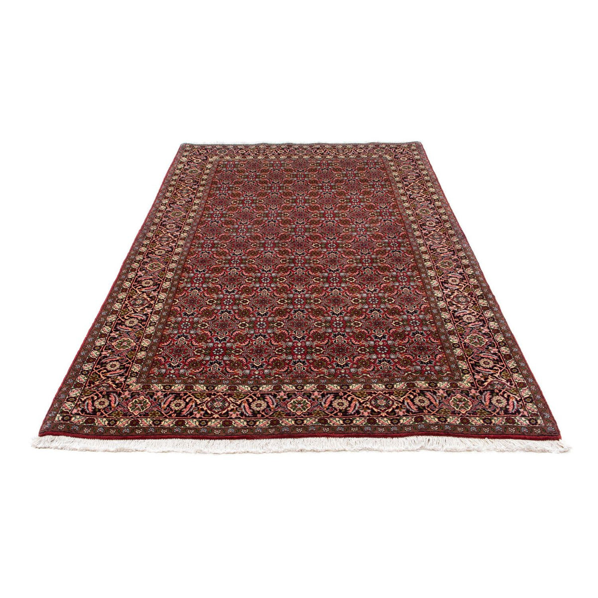 Alfombra persa - Bidjar - 231 x 138 cm - azul oscuro