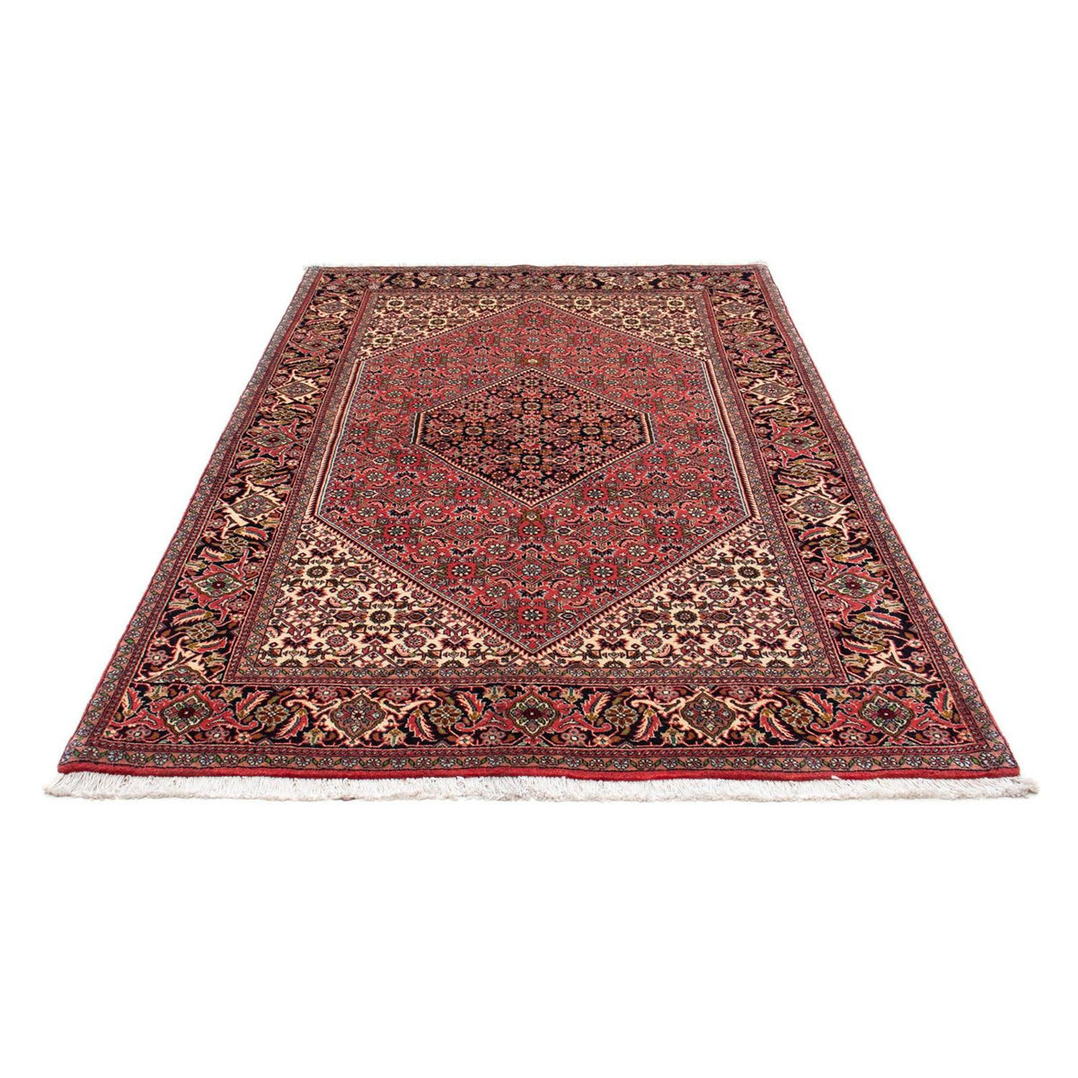 Alfombra persa - Bidjar - 222 x 142 cm - rojo
