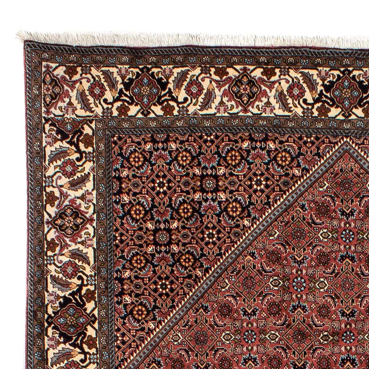 Alfombra persa - Bidjar - 302 x 200 cm - marrón