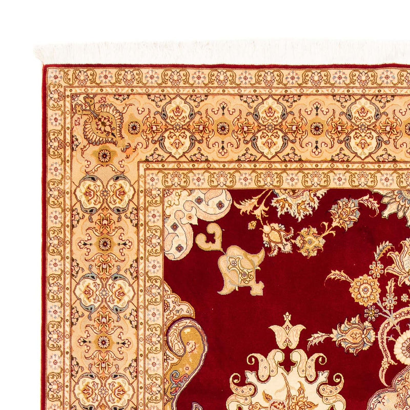 Alfombra Persa - Tabriz - Real - 312 x 200 cm - rojo oscuro
