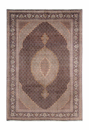 Alfombra persa - Tabriz - 295 x 202 cm - azul oscuro