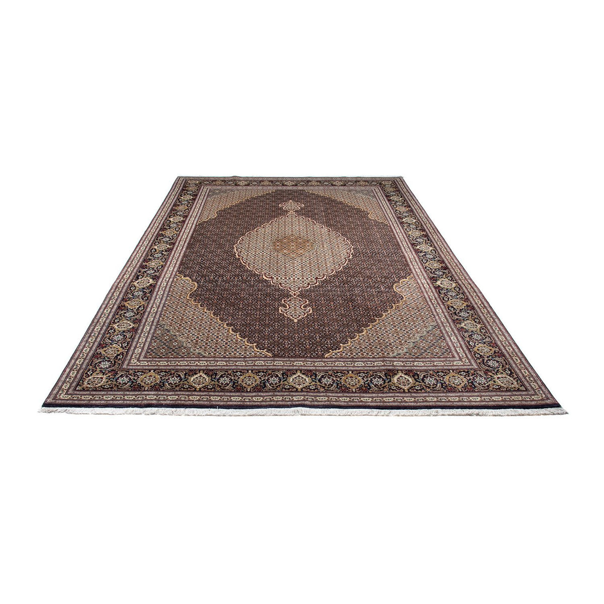 Alfombra persa - Tabriz - 300 x 195 cm - marrón