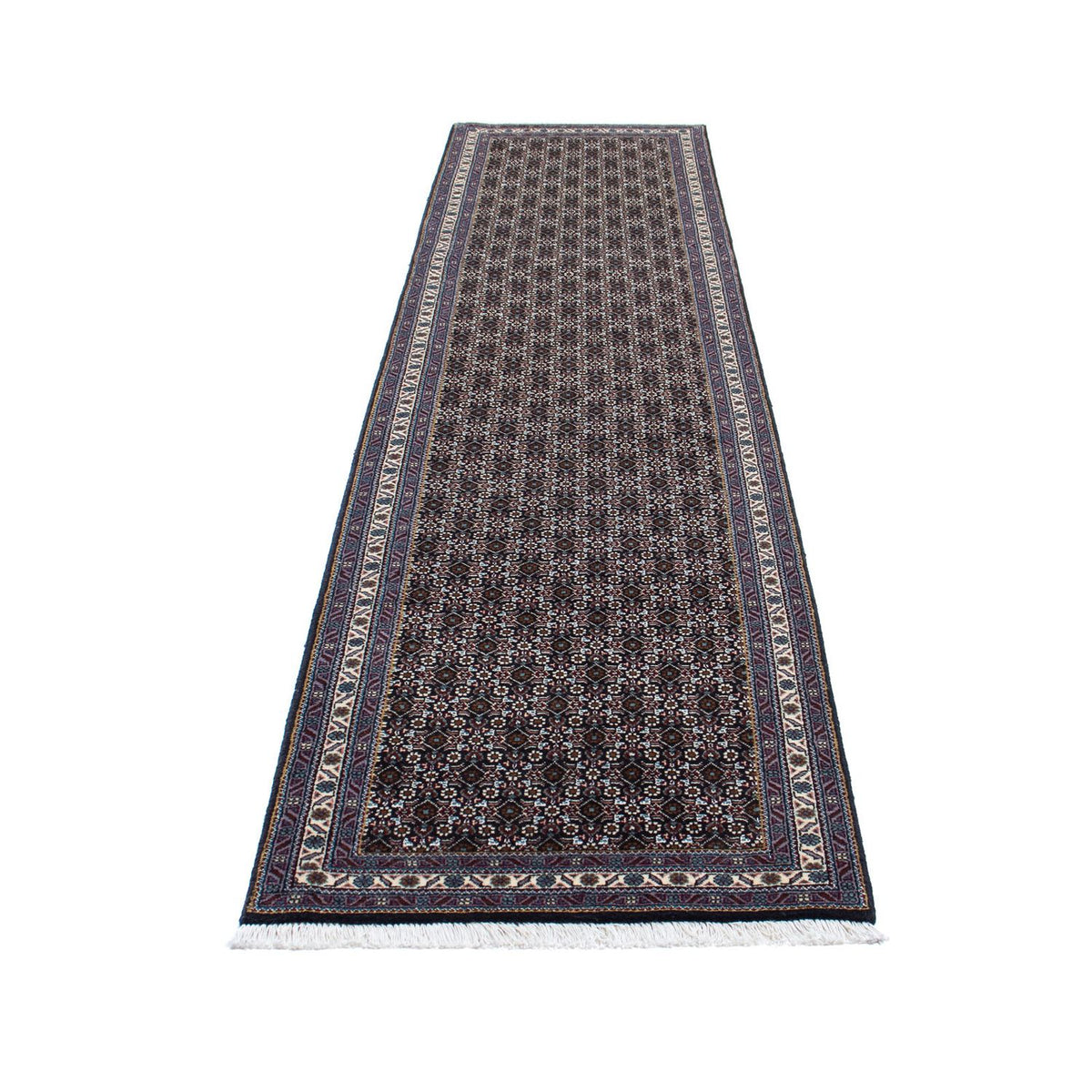 Alfombra de pasillo Alfombra persa - Tabriz - 348 x 71 cm - gris