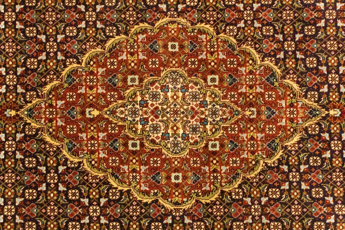 Alfombra persa - Tabriz - 152 x 100 cm - rojo oscuro