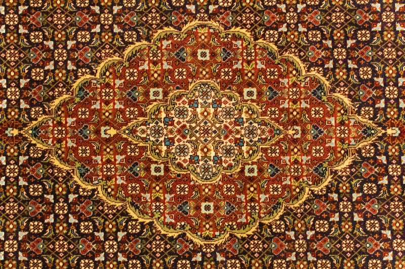 Alfombra persa - Tabriz - 152 x 100 cm - rojo oscuro