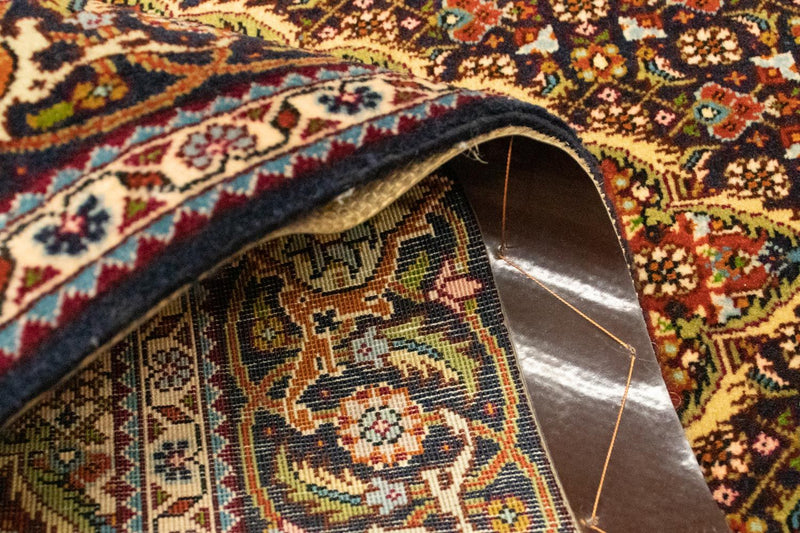 Alfombra persa - Tabriz - 152 x 100 cm - rojo oscuro