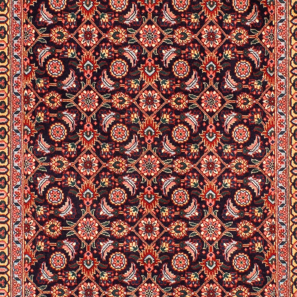 Alfombra de pasillo Alfombra persa - Tabriz - 302 x 80 cm - marrón