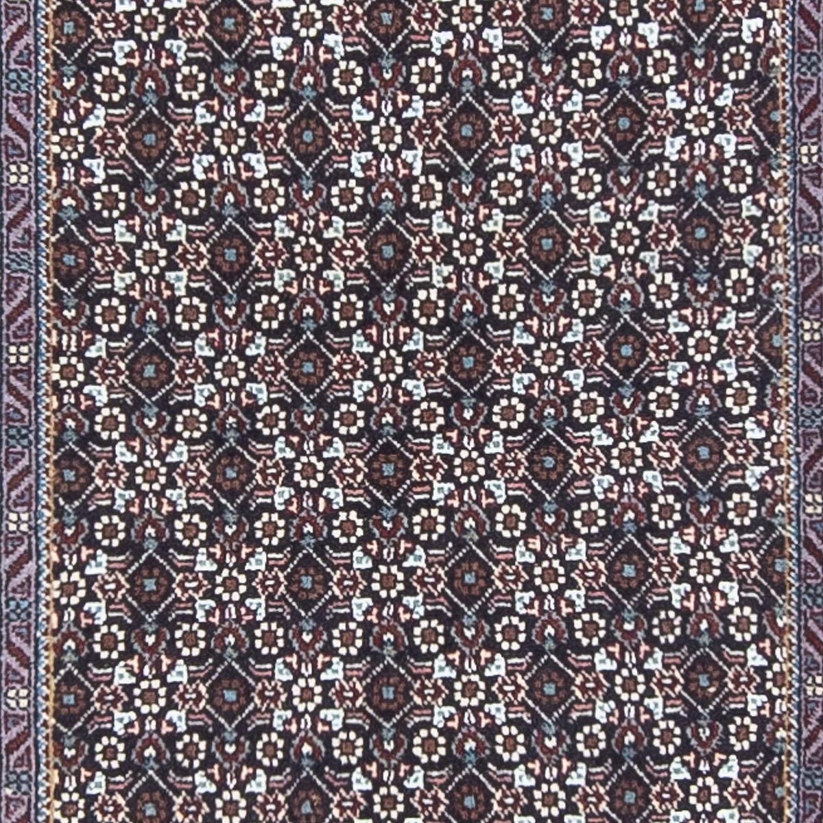Alfombra de pasillo Alfombra persa - Tabriz - 348 x 70 cm - gris