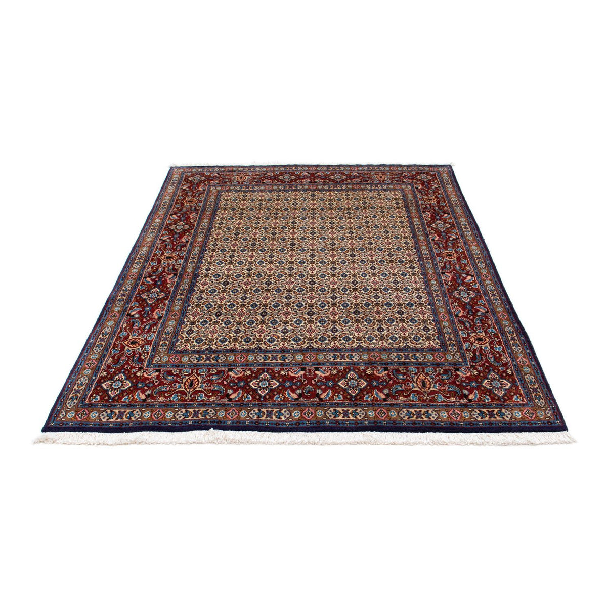 Alfombra persa - Clásica - 198 x 143 cm - azul oscuro