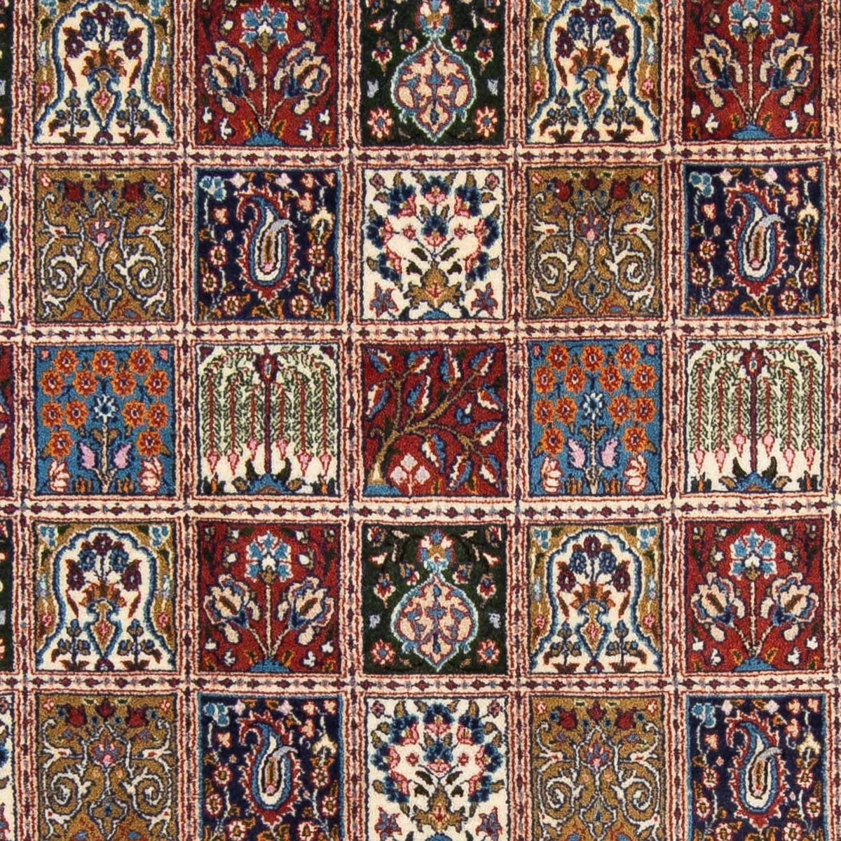 Alfombra persa - Clásica - 295 x 195 cm - rojo oscuro