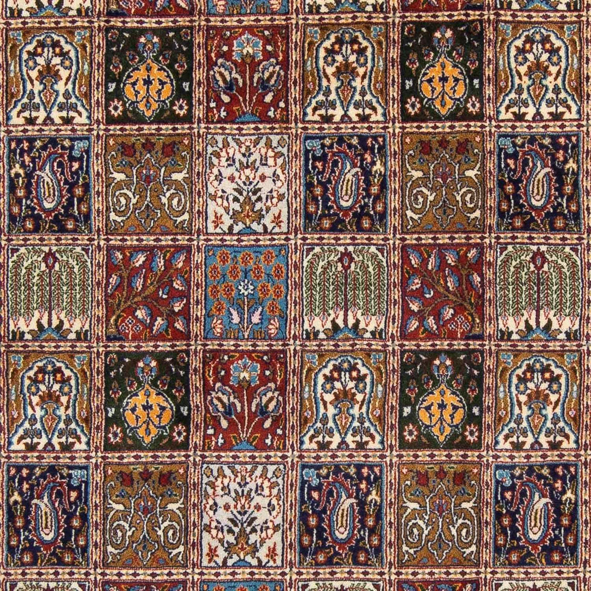 Alfombra persa - Clásica - 298 x 195 cm - rojo oscuro