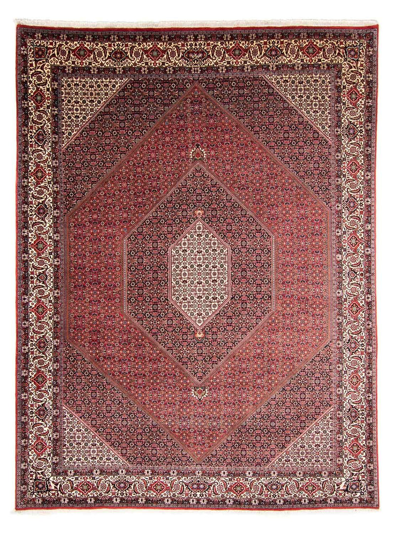 Alfombra persa - Bidjar - 360 x 250 cm - rojo claro