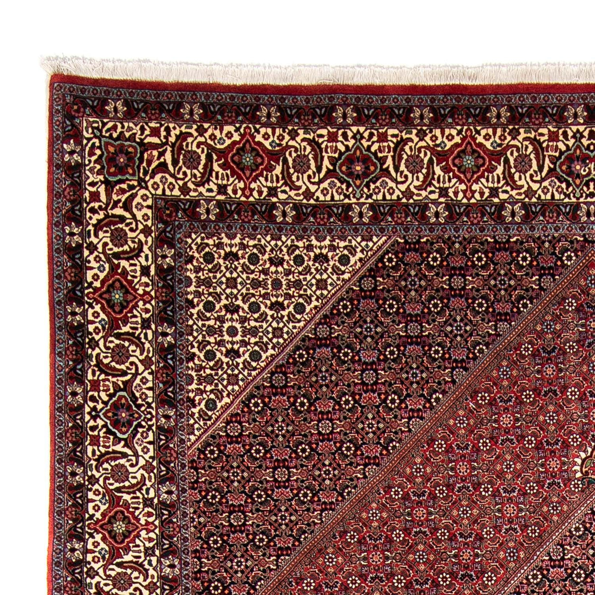 Alfombra persa - Bidjar - 360 x 250 cm - rojo claro