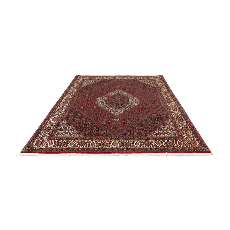 Alfombra persa - Bidjar - 263 x 203 cm - rojo oscuro