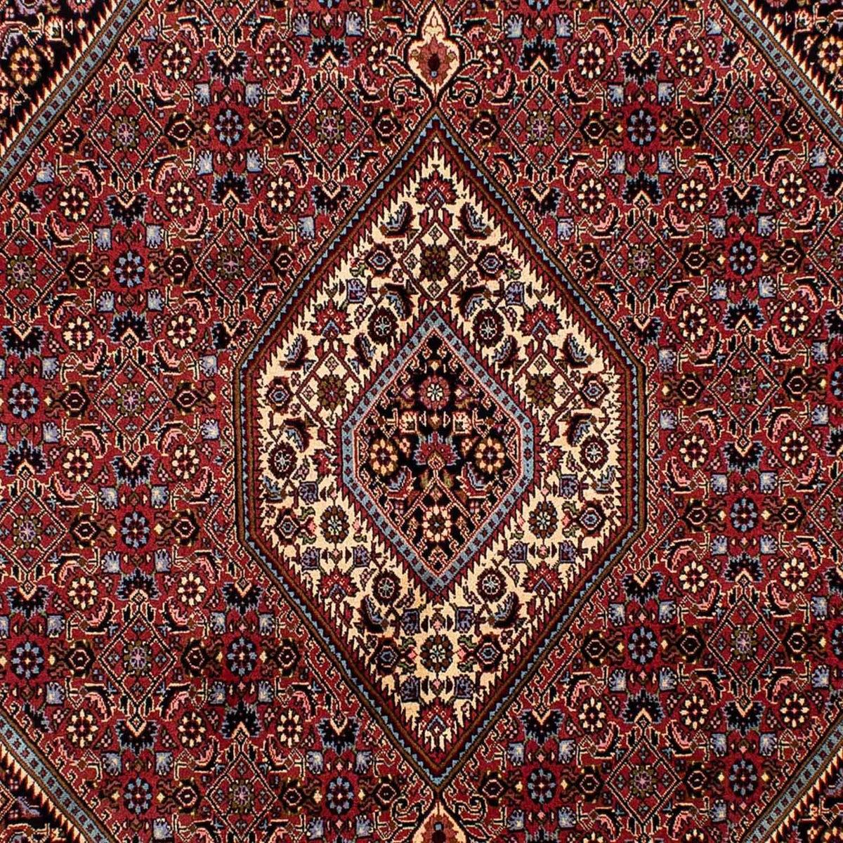 Alfombra persa - Bidjar - 275 x 203 cm - marrón