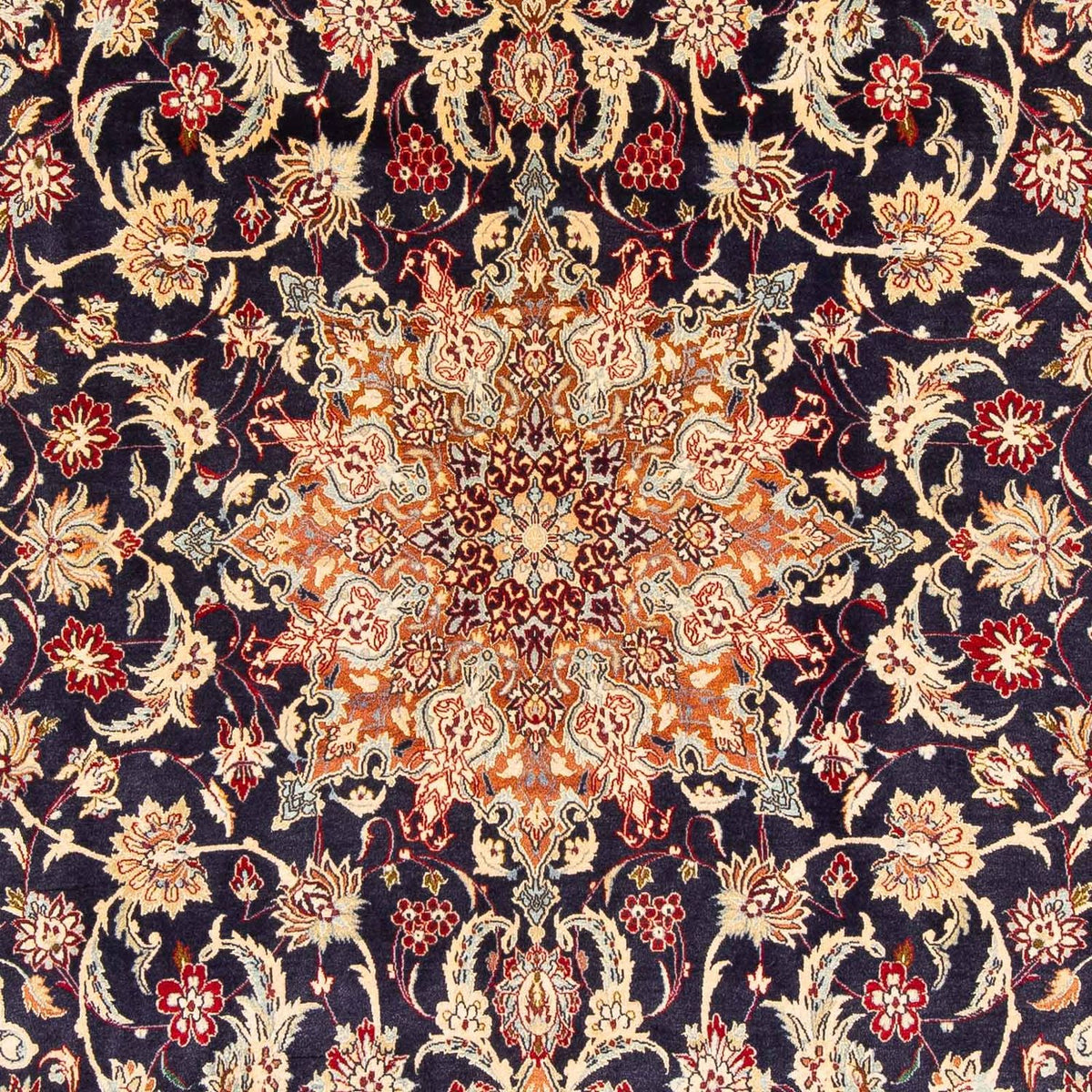 Alfombra Persa - Isfahan - Prima - 327 x 202 cm - azul oscuro