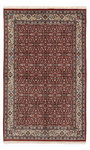 Alfombra persa - Clásica - 218 x 138 cm - rojo oscuro