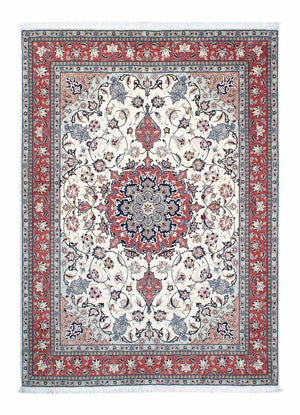 Alfombra Persa - Tabriz - Real - 210 x 150 cm - beige