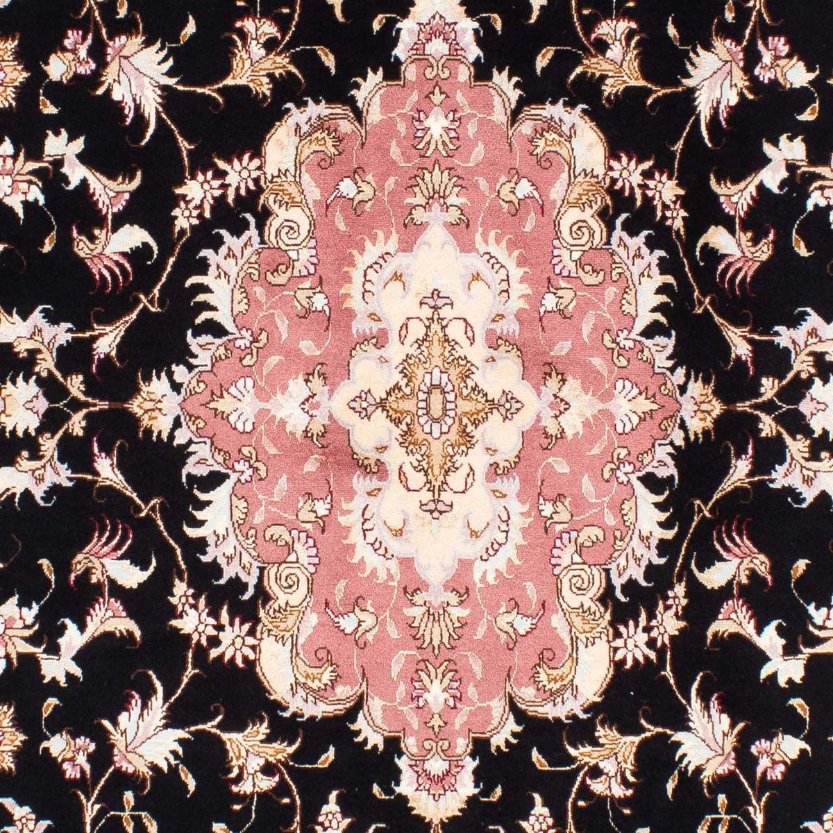 Alfombra Persa - Tabriz - Real - 243 x 168 cm - azul oscuro