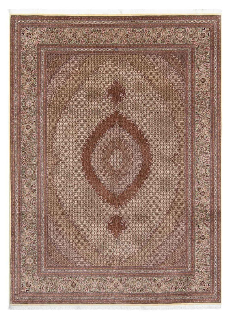 Alfombra persa - Tabriz - 350 x 254 cm - marrón