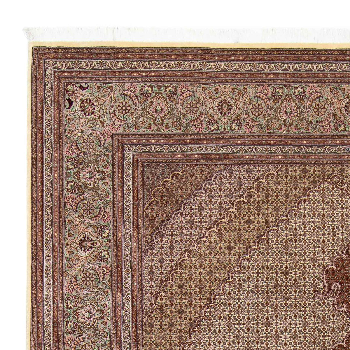 Alfombra persa - Tabriz - 350 x 254 cm - marrón