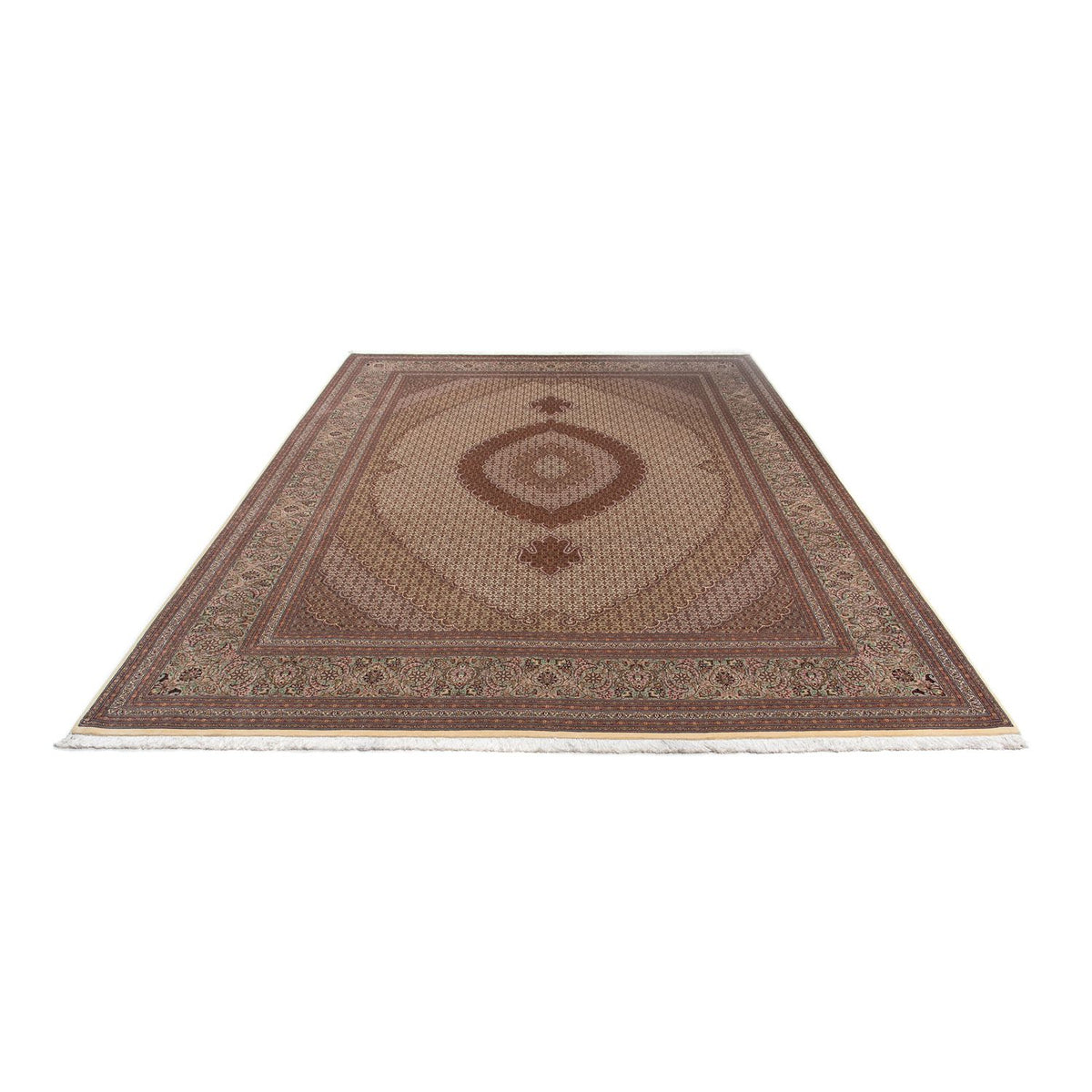 Alfombra persa - Tabriz - 350 x 254 cm - marrón