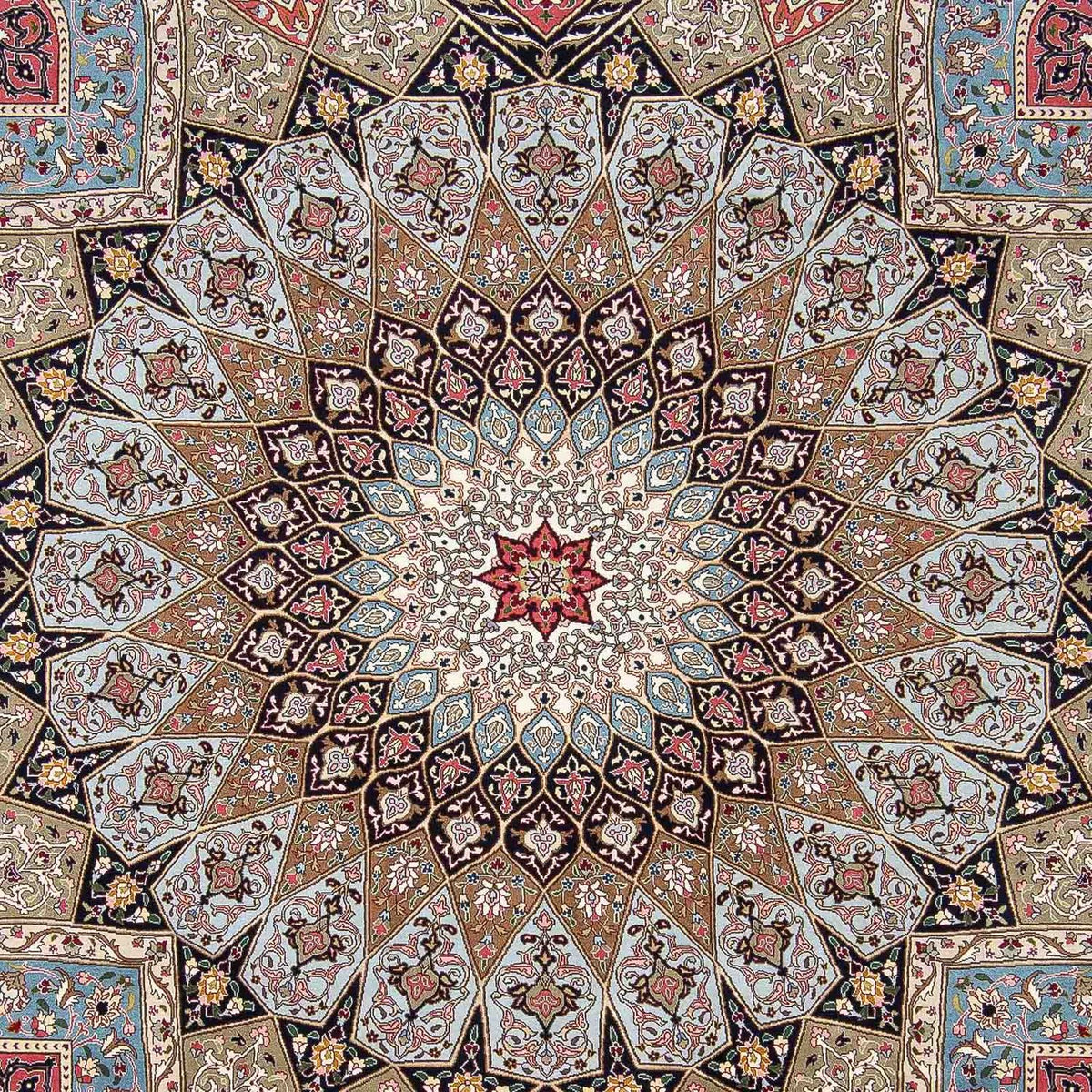 Alfombra Persa - Tabriz - Real - 303 x 252 cm - multicolor