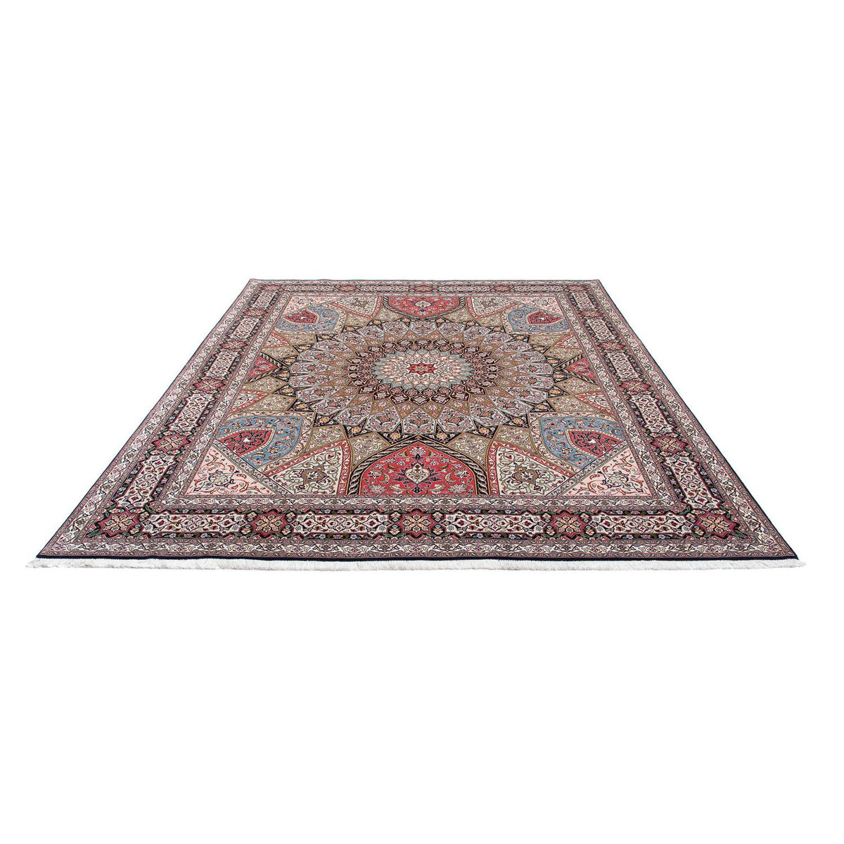Alfombra Persa - Tabriz - Real - 303 x 252 cm - multicolor