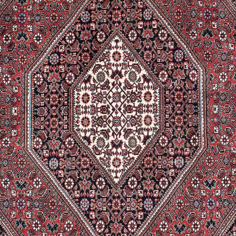 Alfombra persa - Bidjar - 210 x 130 cm - rojo claro