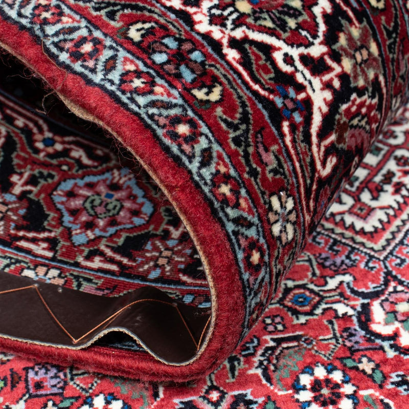 Alfombra persa - Bidjar - 210 x 130 cm - rojo claro