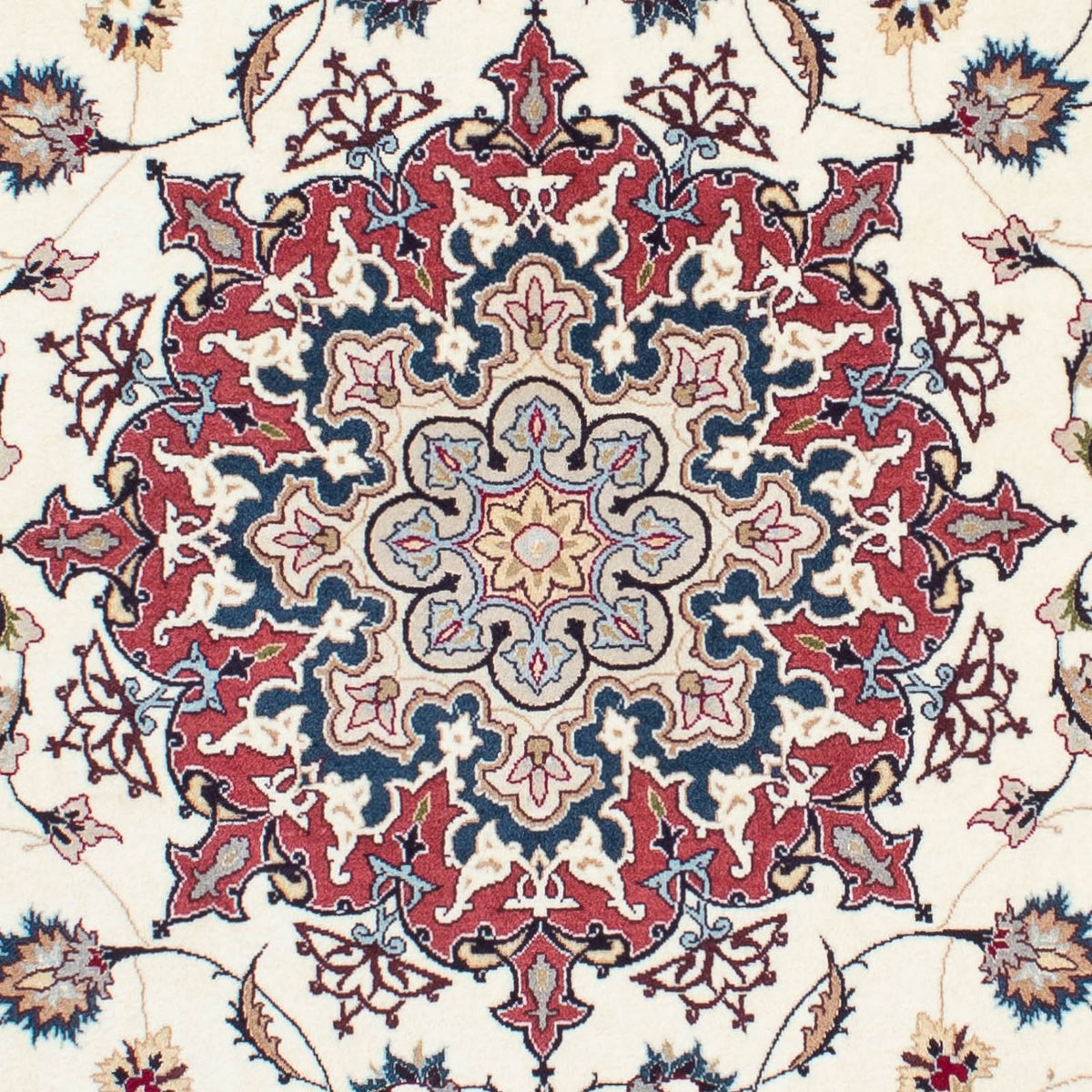 Alfombra Persa - Tabriz - Real - 198 x 154 cm - beige