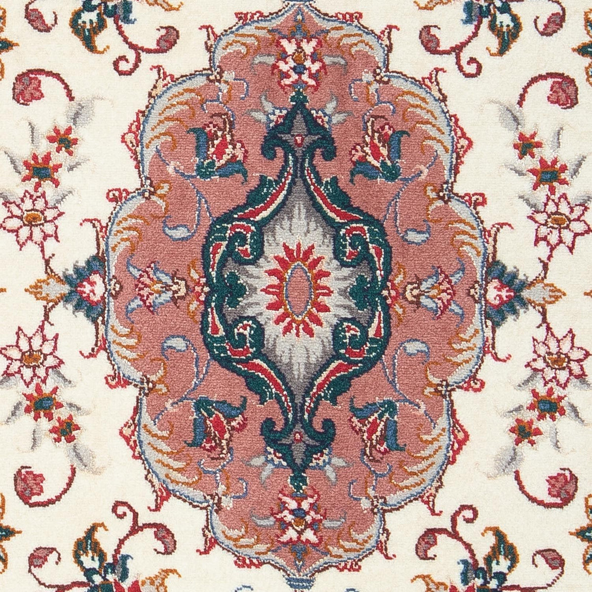Alfombra Persa - Tabriz - Real - 92 x 60 cm - beige