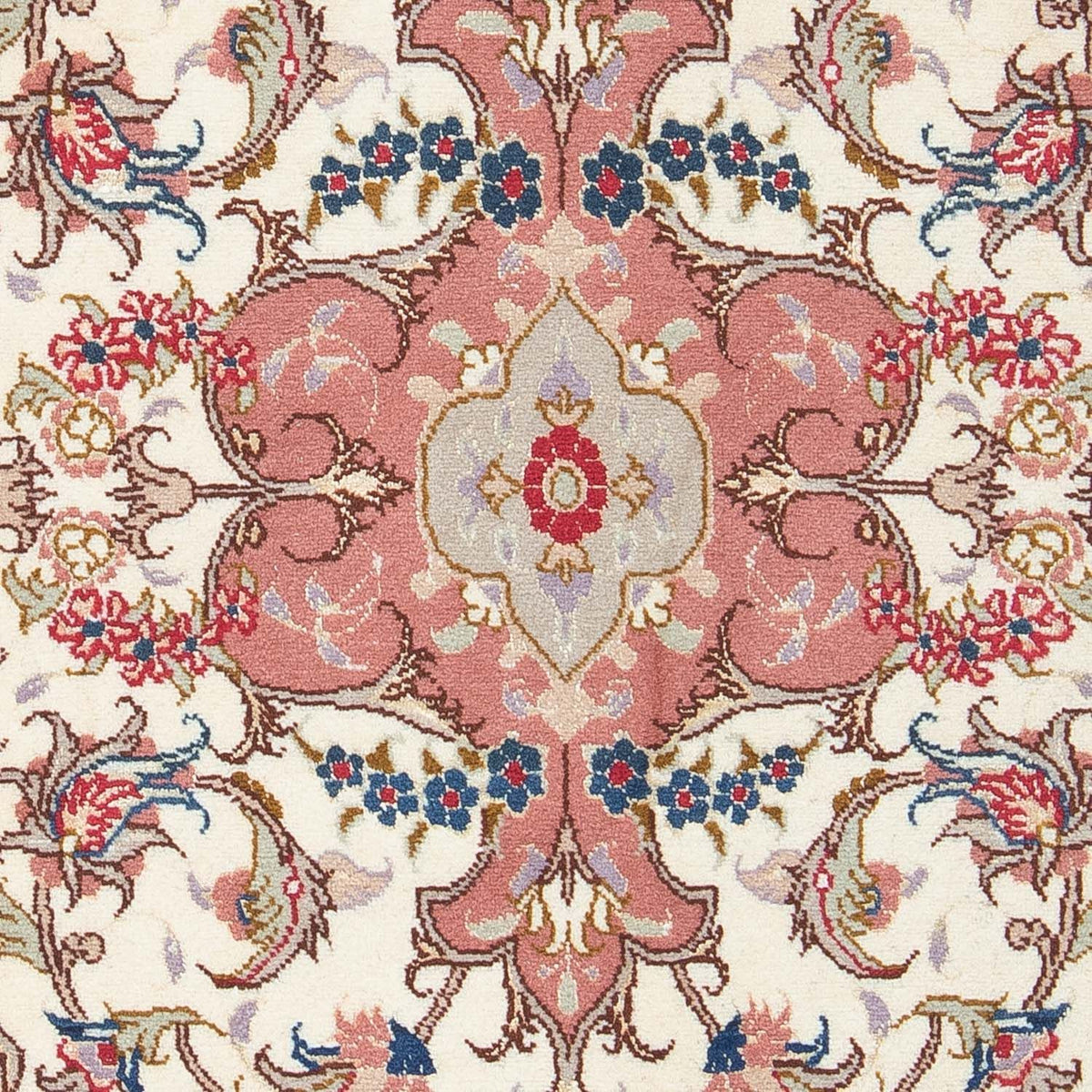 Alfombra Persa - Tabriz - Real - 86 x 60 cm - beige