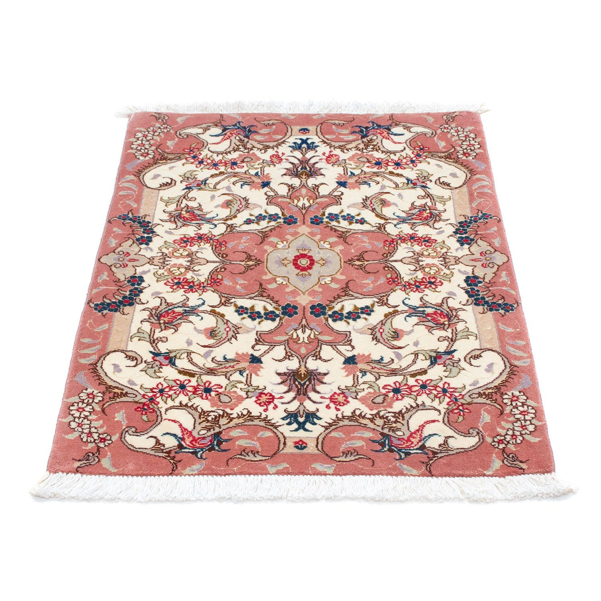 Alfombra Persa - Tabriz - Real - 86 x 60 cm - beige