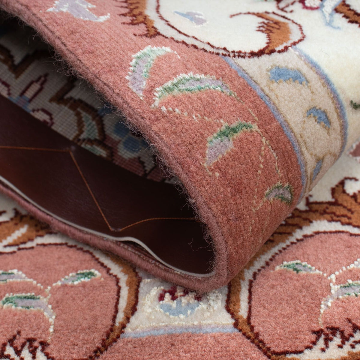 Alfombra Persa - Tabriz - Real - 92 x 61 cm - beige