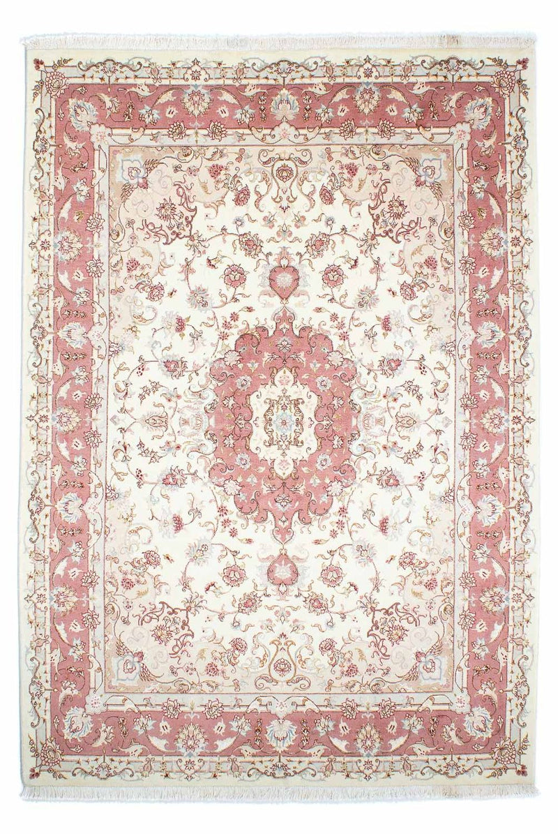 Alfombra Persa - Tabriz - Real - 237 x 163 cm - beige