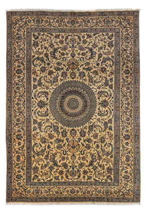 Alfombra Persa - Nain - Prima - 362 x 243 cm - beige oscuro
