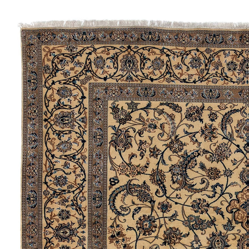 Alfombra Persa - Nain - Prima - 362 x 243 cm - beige oscuro