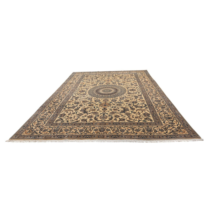 Alfombra Persa - Nain - Prima - 362 x 243 cm - beige oscuro