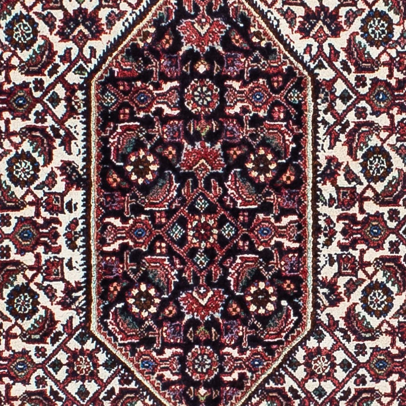 Alfombra persa - Bidjar - 215 x 128 cm - rojo claro