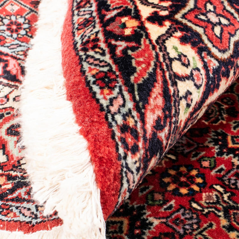 Alfombra persa - Bidjar redondo  - 150 x 150 cm - rojo oscuro