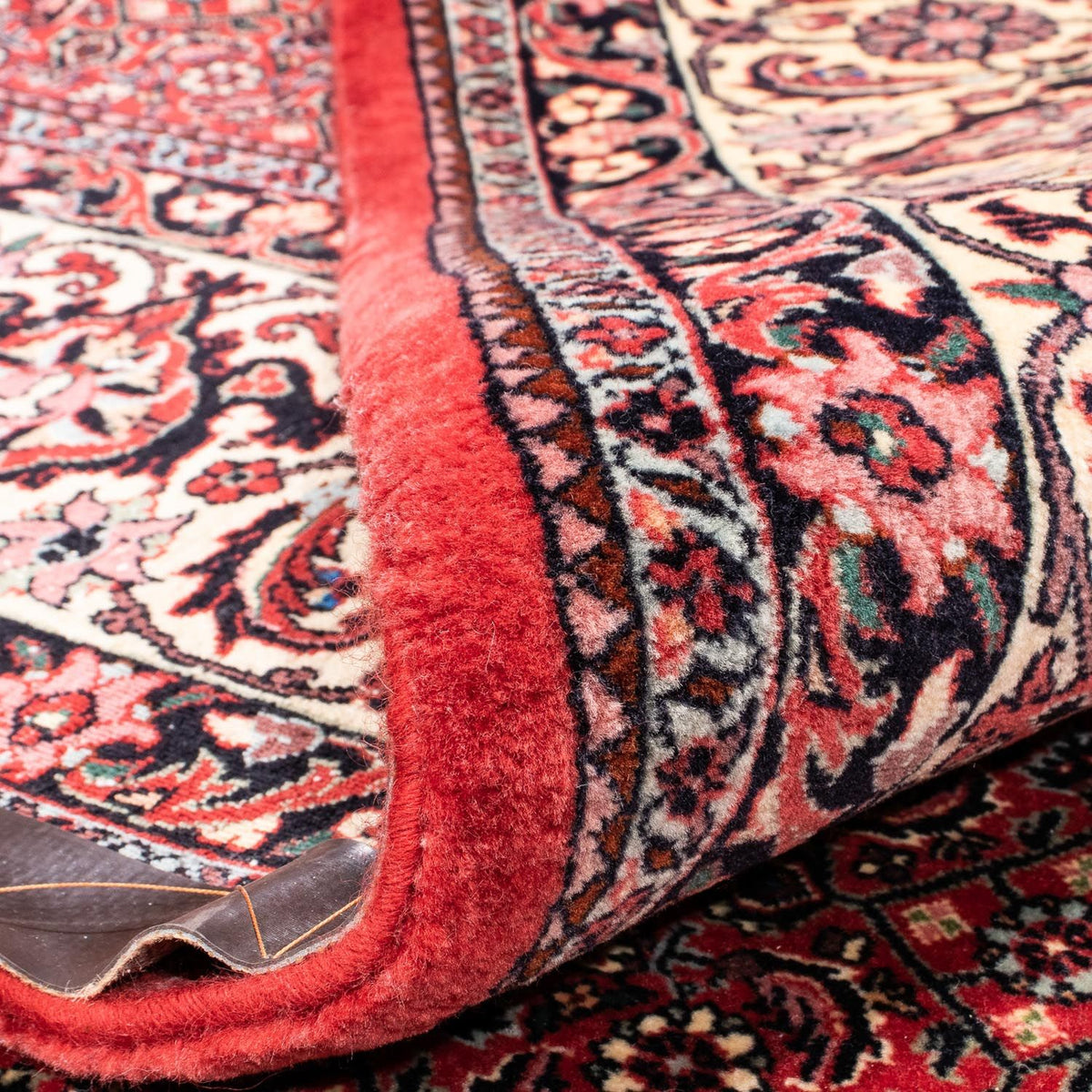 Alfombra persa - Bidjar - 338 x 258 cm - rojo