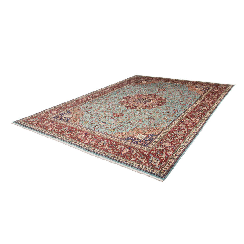 Alfombra Persa - Tabriz - Real - 350 x 248 cm - turquesa