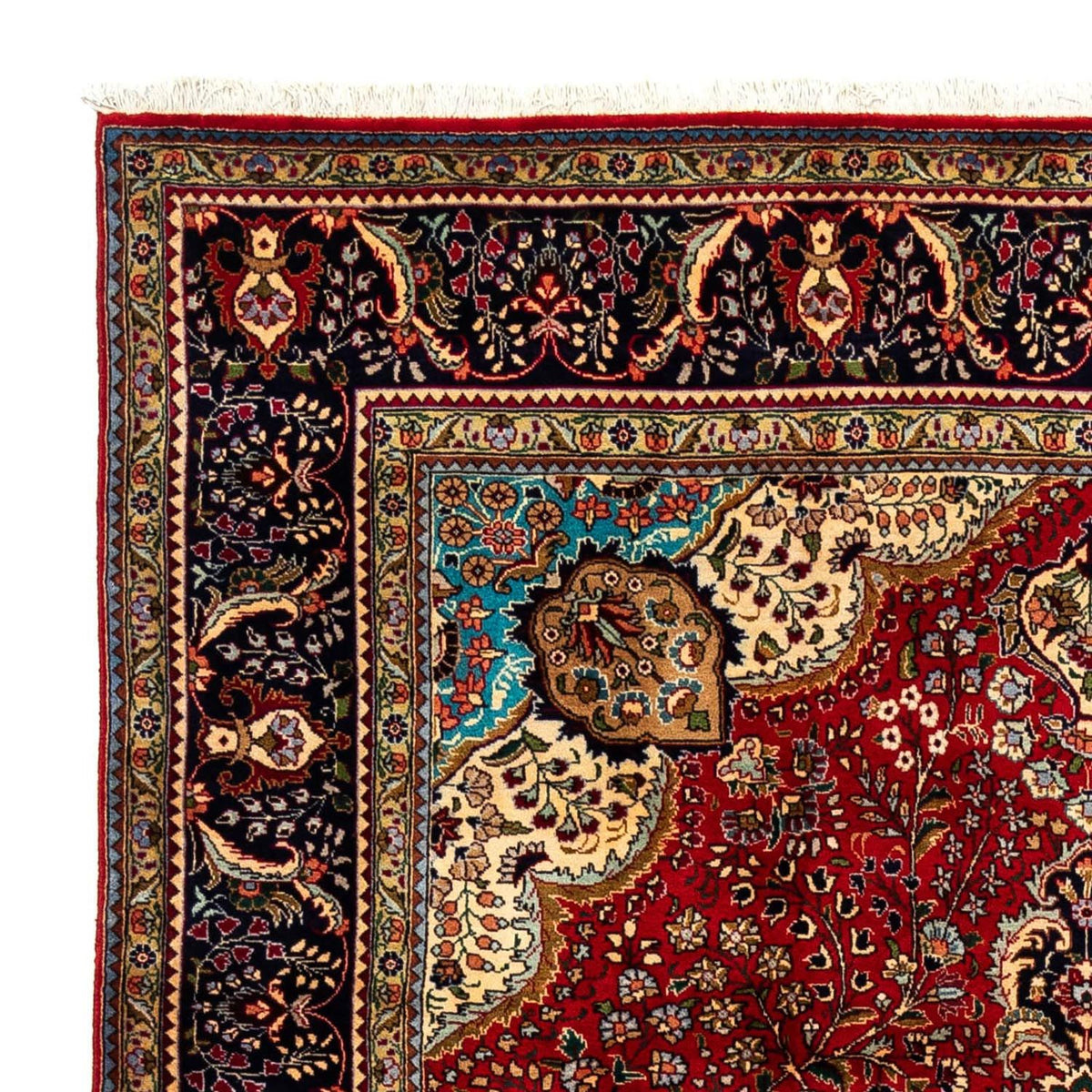 Alfombra Persa - Tabriz - Real - 302 x 206 cm - rojo