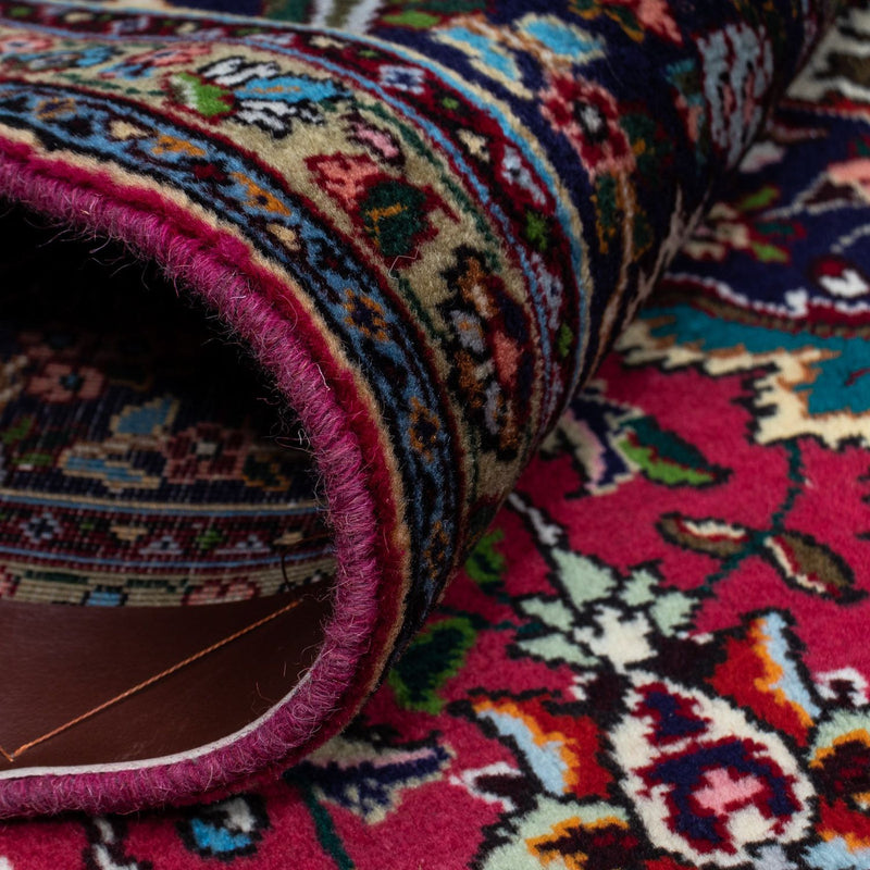 Alfombra Persa - Tabriz - Real - 280 x 205 cm - rojo oscuro