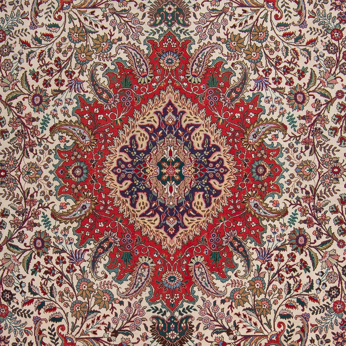 Alfombra Persa - Tabriz - Real - 348 x 255 cm - rojo