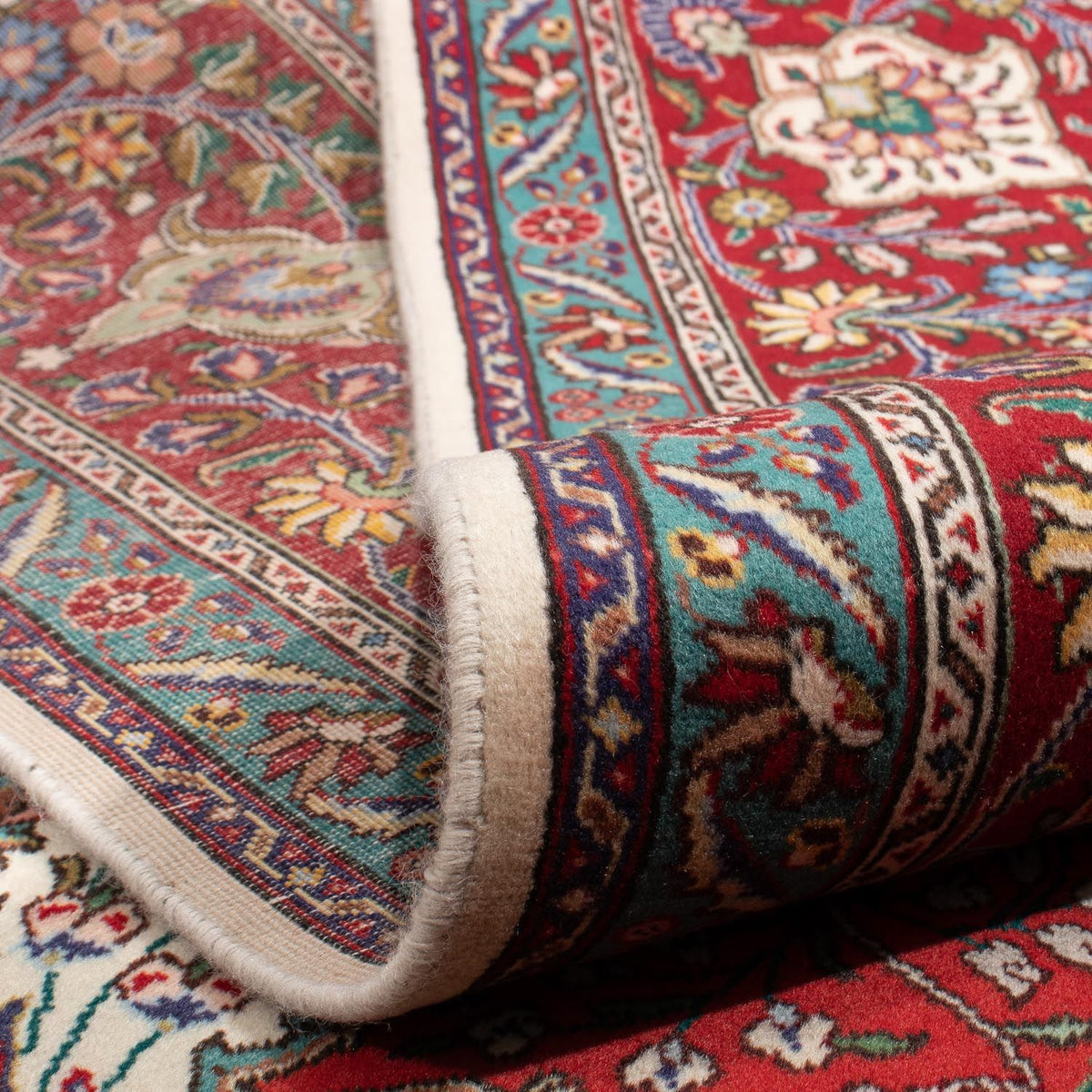 Alfombra Persa - Tabriz - Real - 348 x 255 cm - rojo