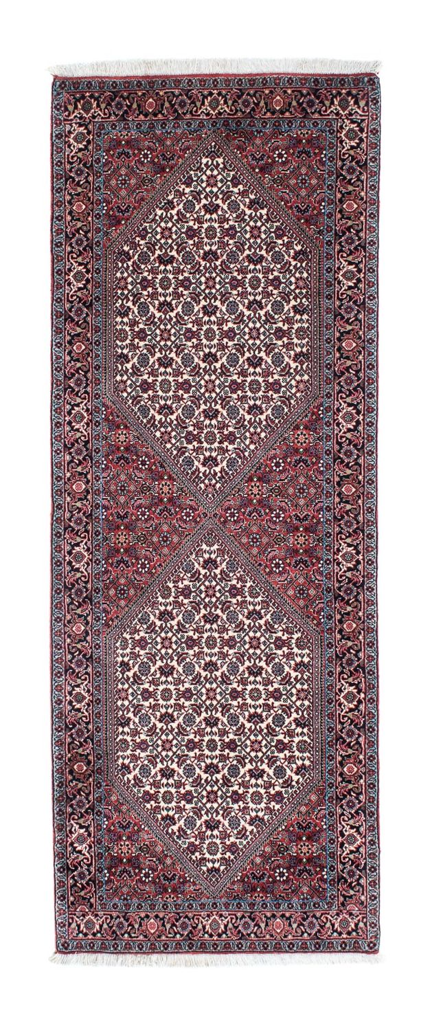 Alfombra de pasillo Alfombra persa - Bidjar - 192 x 74 cm - beige