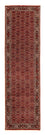 Alfombra de pasillo Alfombra persa - Bidjar - 298 x 80 cm - rojo oscuro