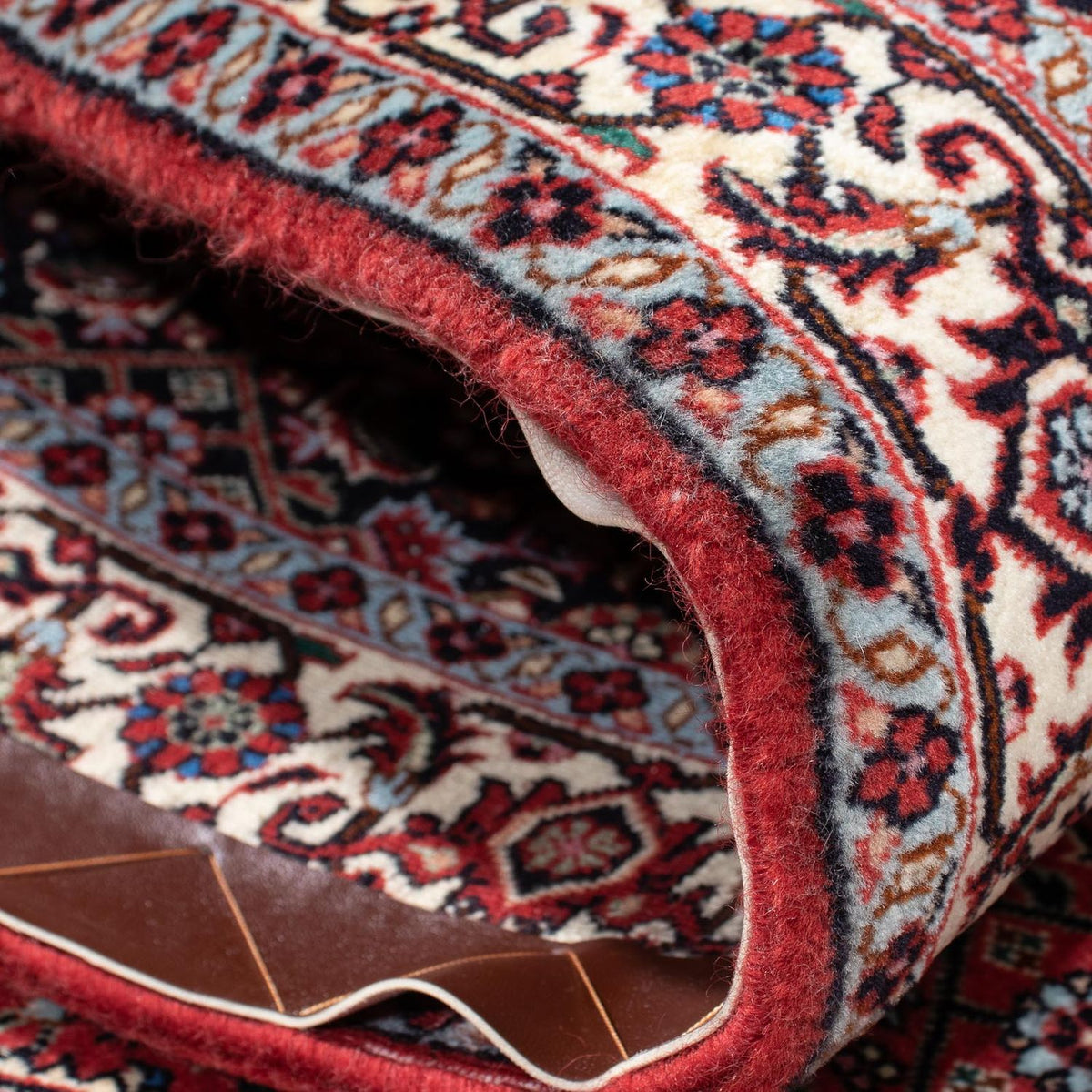 Alfombra de pasillo Alfombra persa - Bidjar - 197 x 72 cm - rojo